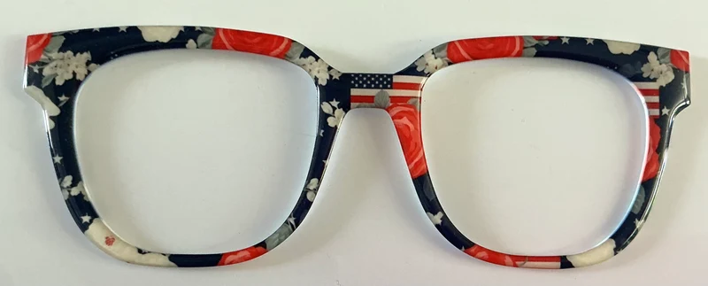 Murphy Topper; American Flag Floral