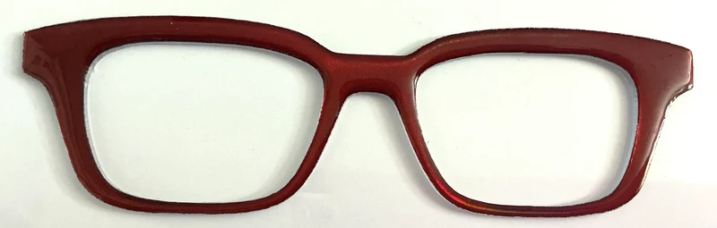 Finley Topper; brick red shine