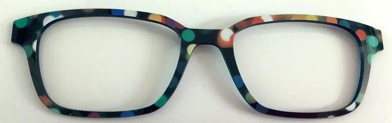 PAIR Finley Topper; bokeh dots