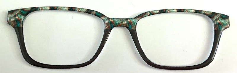 Finley Topper; green swirls/green split