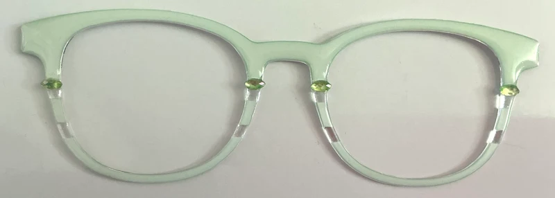 Reese Topper; Fireside Toppers, Dior pale green split with embellishments