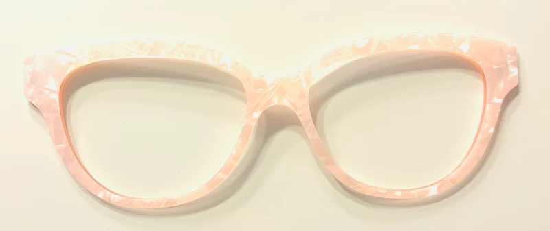 PAIR Premium Quinn Topper; The Rose Quartz Pearl Marble