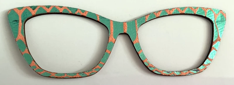 Wanda Topper; Laser Nonna; green and orange scales