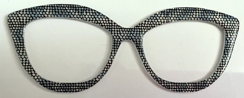 Wan-Zuri Topper; black holographic dots