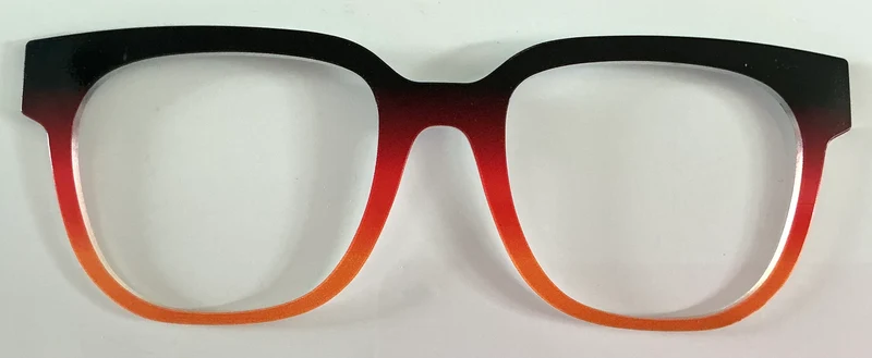 PAIR Murphy Topper; espresso to pumpkin gradient