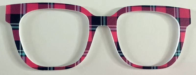 Murphy Topper; Kiki’s Crafty Designs; magenta and navy plaid