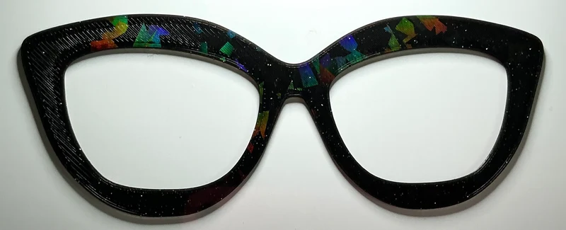 Wanda Topper; hybrid blank; black