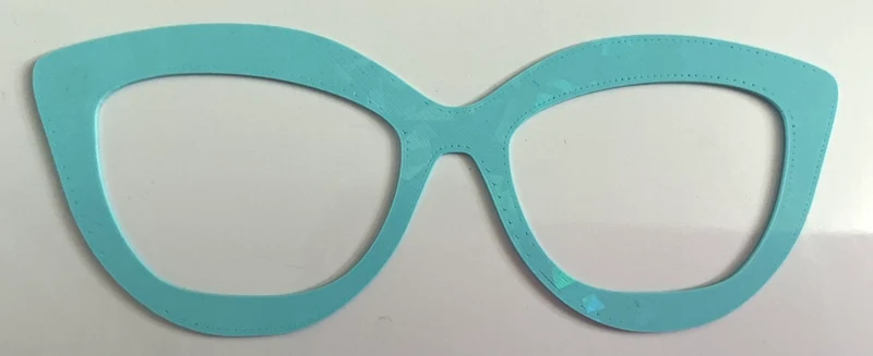 Wanda Topper; stacker; aqua