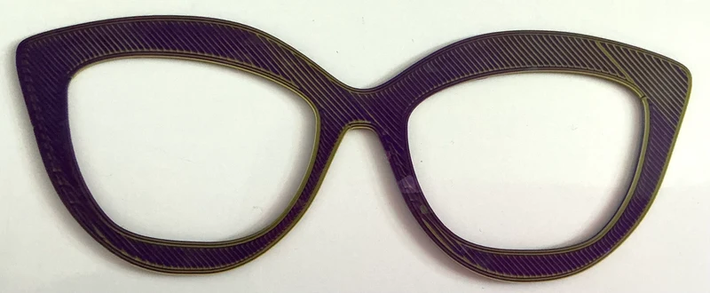 Wanda Topper; stacker; plum