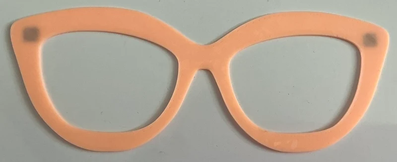 Wanda Topper; stacker; light orange
