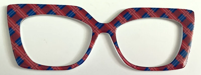 Wanda Topper; hybrid; red and blue plaid