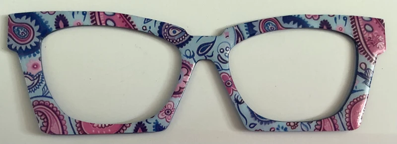 Wanda Case Topper; blue paisley