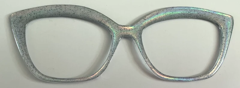 Wanda hybrid Topper; silver shimmer