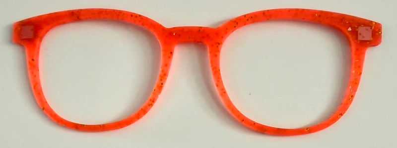 PAIR Reese Topper; orange shimmer