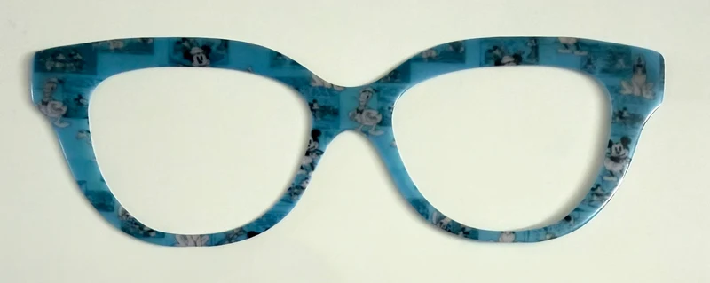 Quinn Topper; Disney characters on blue