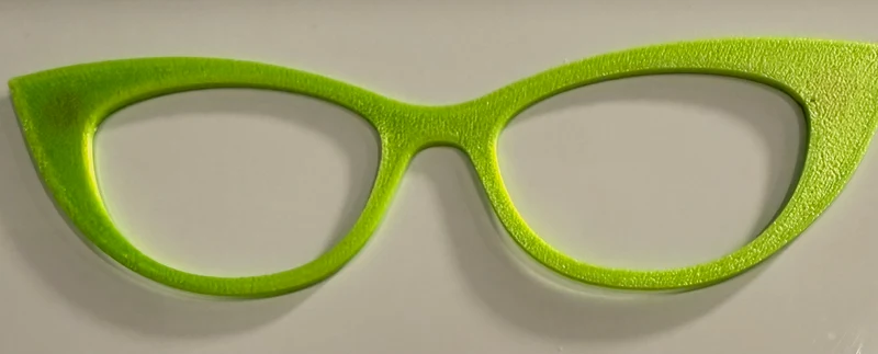 Ella Blank Topper; lime green