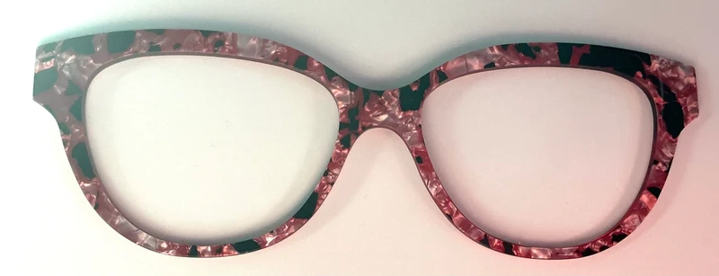 PAIR Premium Quinn Topper; The Raspberry Pearl Tortoise