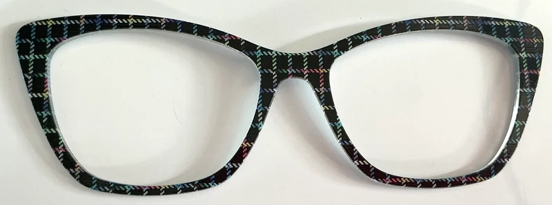 PAIR Wanda Topper: rainbow windowpane