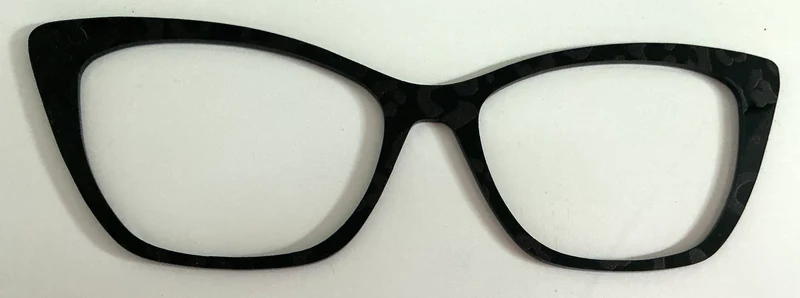 Wanda Topper; black animal print