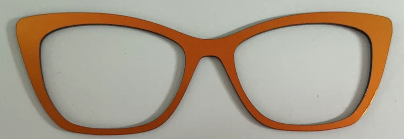 Wanda Topper; Myni-Made; orange holographic