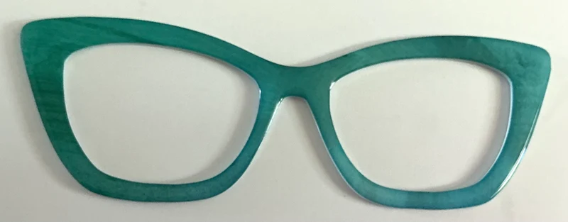 Wanda Topper; teal brushstrokes