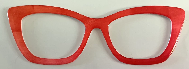Wanda Topper; red/orange