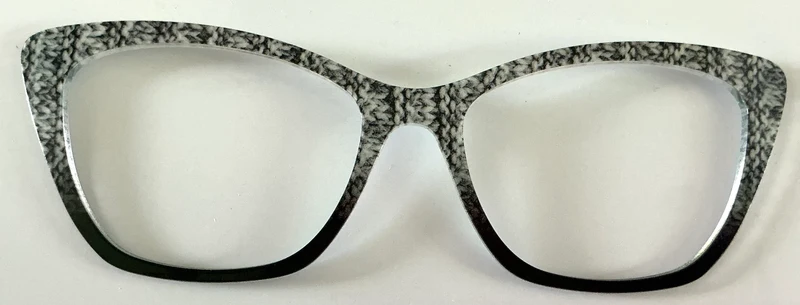 PAIR Wanda Topper; gray sweater knit to black fade