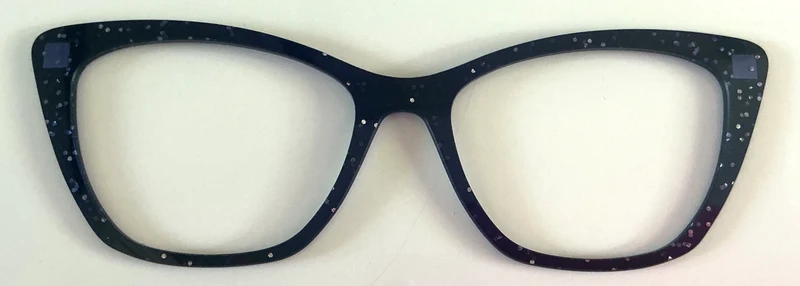 NEW PAIR Wanda Topper; navy glitter