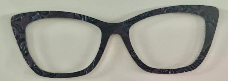 Wanda Topper; purple (eggplant) textured