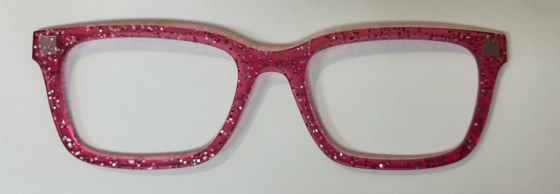 PAIR Larkin Topper, pink glitter