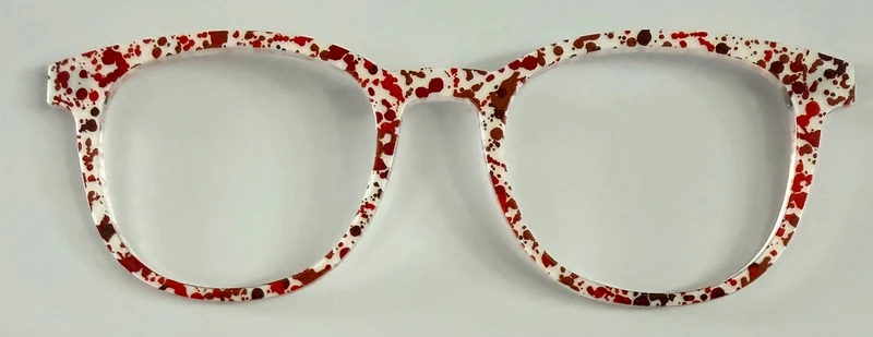 PAIR Reese Topper; red splatter