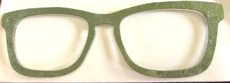 Casper Topper; Laser Nonna; textured; green shimmer