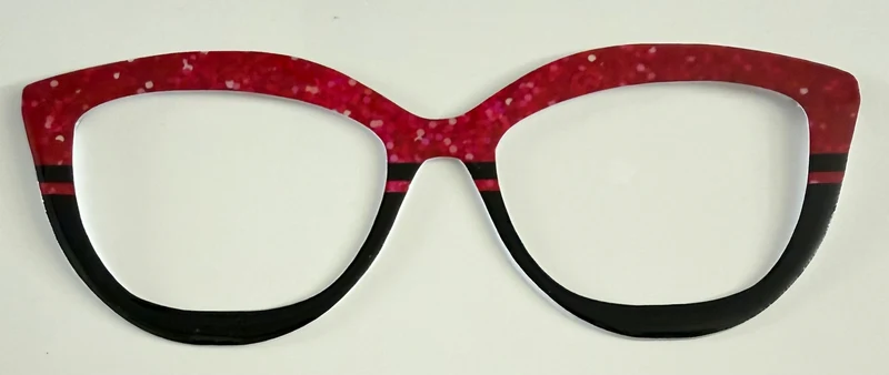 Wanzuri Topper; pink/black with stripe