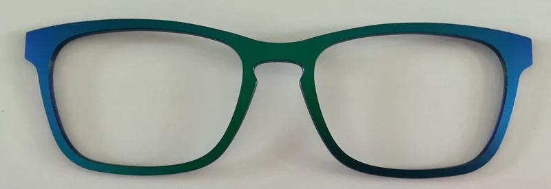 PAIR Premium Casper Topper; Peacock Ombre