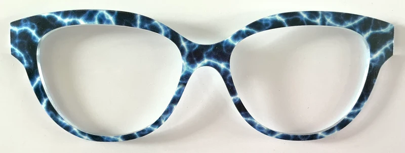 PAIR Quinn Topper; blue lightening bolts