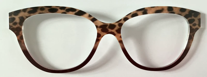 PAIR Quinn Topper; animal print fade
