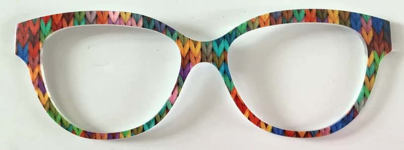PAIR Quinn Topper; multicolored knit