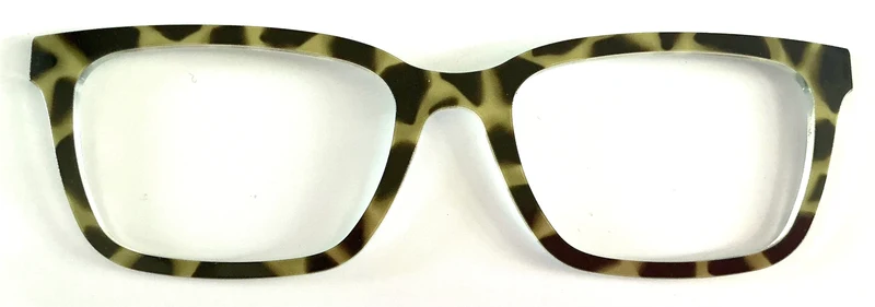 PAIR Larkin Topper; lime green/black tort