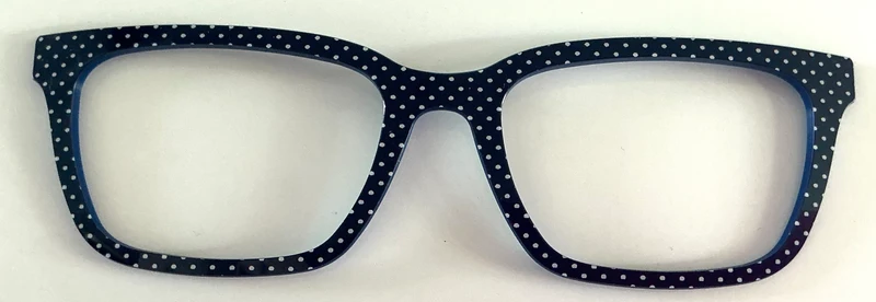 PAIR Larkin Topper; navy polka dot