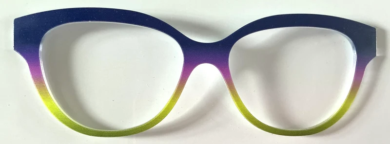 PAIR Quinn Topper; purple to lime gradient