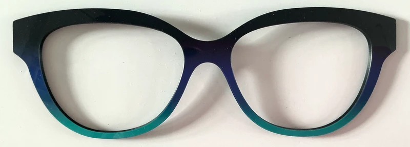 PAIR Quinn Topper; navy to teal gradient