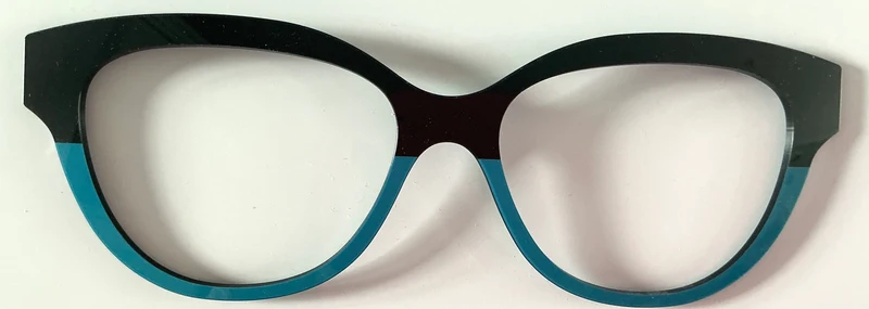 PAIR Quinn Topper; black/blue split