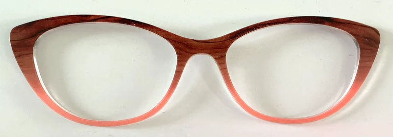 PAIR Ella Topper; wood to salmon fade