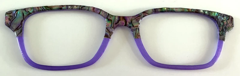 Finley Topper; abalone/purple split