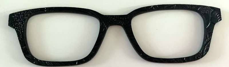 Finley Topper; Laser Nonna; black textured