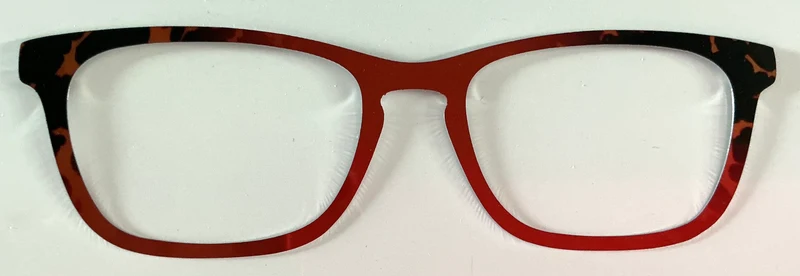Casper Topper; metal; red with corner tort