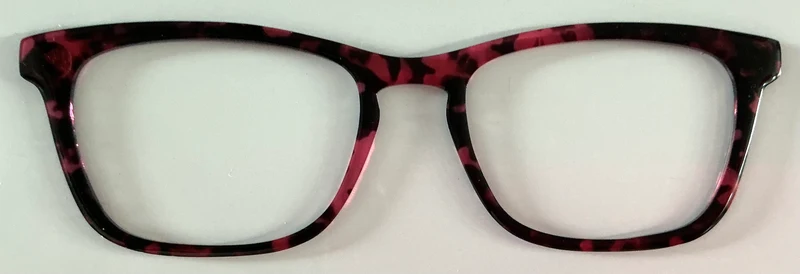 Casper Topper; pink and black tort