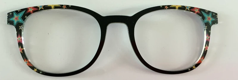 PAIR Reese Topper; stars to black vertical fade