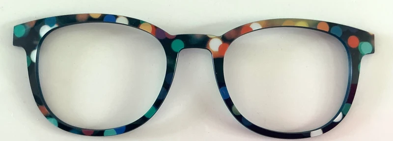 PAIR Reese Topper; bokeh dots