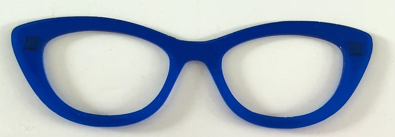 Ella Topper; blue translucent